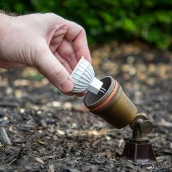 Smart Solid Brass LED Landscape Spot Light with RGB + Tunable White MR16 Bulb - Smartphone & RF Remote Compatible -Nebo Sales Store lfb s03 app 1 install bulb rgb mi boxer