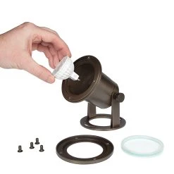 Solid Brass LED Ready Underwater Landscape Light - MR16 Bulb Compatible - 2700K to 6500K Color Options 11 Solid Brass LED Ready Underwater Landscape Light - MR16 Bulb Compatible - 2700K to 6500K Color Options -Nebo Sales Store lfb u1 install 1