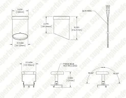 LED Ready In-Ground Well Light Fixture - Durable Landscape Lighting -Nebo Sales Store lfb w060
