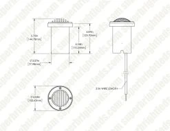 Brass LED Ready Louvered In-Ground Well Light with Optional MR16 Bulb - 2700K/3000K/4000K/6500K | Durable Landscape Lighting 7 Brass LED Ready Louvered In-Ground Well Light with Optional MR16 Bulb - 2700K/3000K/4000K/6500K | Durable Landscape Lighting -Nebo Sales Store lfb w08 dim drawings
