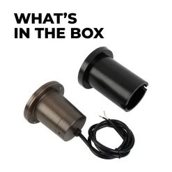 Brass LED Ready Louvered In-Ground Well Light with RGB + Tunable White MR16 Smart Bulb - Smartphone & RF Remote Compatible 6 Brass LED Ready Louvered In-Ground Well Light with RGB + Tunable White MR16 Smart Bulb - Smartphone & RF Remote Compatible -Nebo Sales Store lfb w09 whats in the box 1