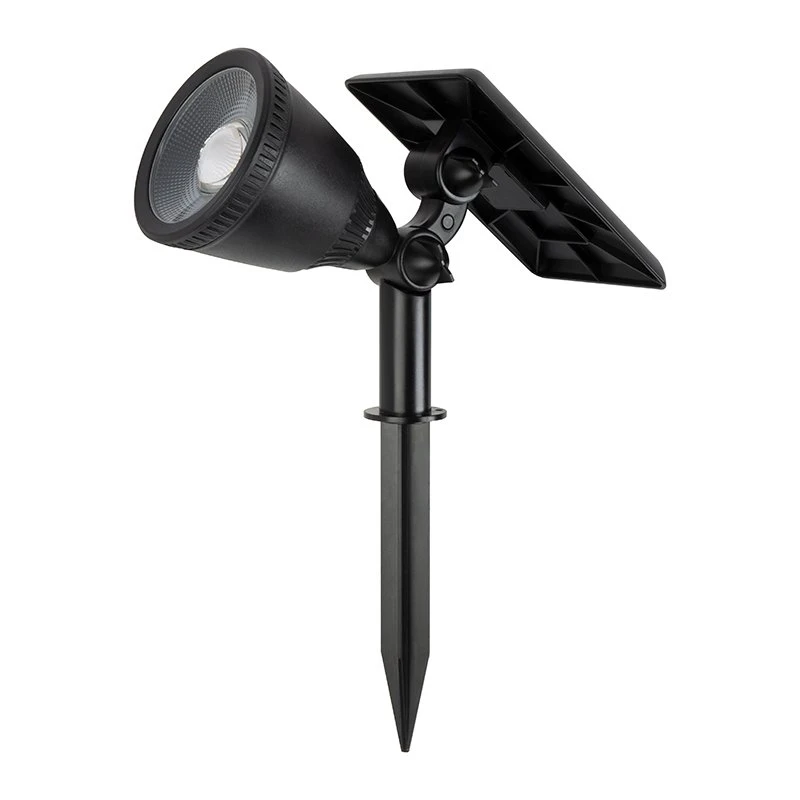 3000K LED Solar Flood Light with Dusk-to-Dawn Photocell, 120-Degree Beam Angle & Stake - Outdoor Landscape Lighting 2 3000K LED Solar Flood Light with Dusk-to-Dawn Photocell, 120-Degree Beam Angle & Stake - Outdoor Landscape Lighting - Image 2