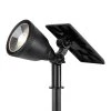 3000K LED Solar Flood Light with Dusk-to-Dawn Photocell, 120-Degree Beam Angle & Stake - Outdoor Landscape Lighting