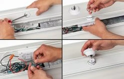 Sharkward BRI816-B-D Motion Sensor Fixture Integrated LED Lighting Switch 19 Sharkward BRI816-B-D Motion Sensor Fixture Integrated LED Lighting Switch -Nebo Sales Store lhbd2 bri816 b d installing sensor inside look0