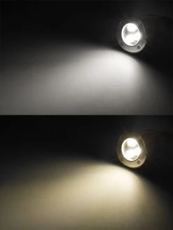 G-LUX 3W Linkable LED Flat Top In-Grade Well Light - Durable Landscape Lighting -Nebo Sales Store linkable led in ground well light 3w