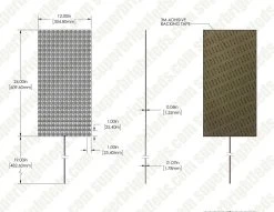 24V Flexible LED Light Sheet - 24" x 12" - White - IP20 - Multiple Color Temperatures (2700K-6500K) -Nebo Sales Store lls a40k80 c1a 30a02 24v