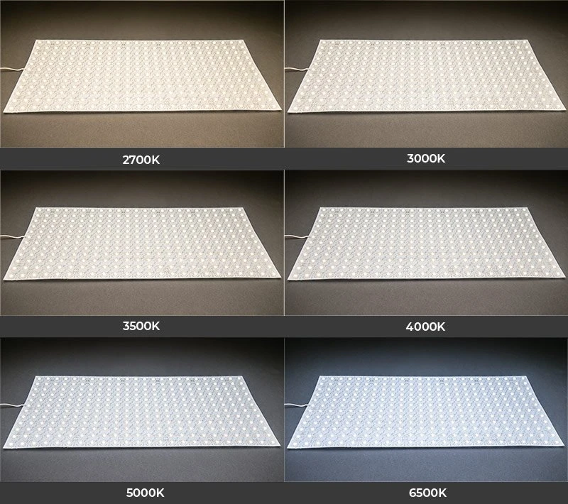 24V Flexible LED Light Sheet - 18.9" x 9.5" - White - IP20 - 2700K to 6500K Color Temperature Options 8 24V Flexible LED Light Sheet - 18.9" x 9.5" - White - IP20 - 2700K to 6500K Color Temperature Options - Image 8