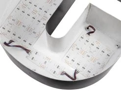 18.9" x 9.5" RGB LED Back Lighting Sheet - 24V IP20 Flexible Light Panel for Signs & Trade Shows -Nebo Sales Store lls crgb a12a 60a01 24v solder connection