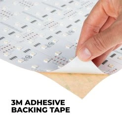 RGB+W LED Light Sheet - 18.9” X 9.5” - 24V - IP20 - XH Pin Connection - 3000K/4000K/5000K | Flexible LED Lighting for Signs & Trade Shows -Nebo Sales Store lls dxk80 a12a 80a01 24v xh adhesive tape