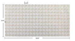 Tunable White LED Back Lighting Sheet - 18.9" x 9.5" - 24V - IP20 - Adjustable 2700K-6500K for Signs & Trade Shows -Nebo Sales Store lls h80 c2a 60b01 24v dim