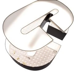 Tunable White LED Back Lighting Sheet - 18.9" x 9.5" - 24V - IP20 - Adjustable 2700K-6500K for Signs & Trade Shows -Nebo Sales Store lls h80 c2a 60b01 24v inside sign module on 1