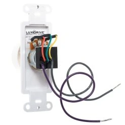 0-10 Volt DC Low Voltage Rotary Dimmer Switch - 0-10V Dimmer for Residential Lighting -Nebo Sales Store low voltage dimmer led lighting back a019