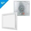 1x1 Surface Mount LED Panel Light - 18W Dimmable Even-Glow® Fixture - 1,800 Lumens - Flush Mount Ceiling Light for Residential Use