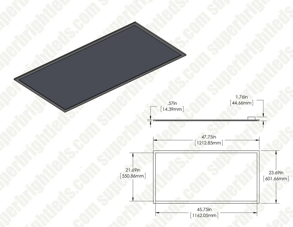 2'x4' Tunable White LED Light Panel - 72W Dimmable LED Panel Fixture - 8,700 Lumens - Even-Glow® Technology 11 2'x4' Tunable White LED Light Panel - 72W Dimmable LED Panel Fixture - 8,700 Lumens - Even-Glow® Technology - Image 11