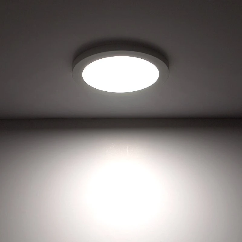 7" LED Downlight - White Magnetic Trim - 12W Dimmable Flush Mount Ceiling Light - 3000K/4000K - 960 Lumens - 75W Equivalent 2 7" LED Downlight - White Magnetic Trim - 12W Dimmable Flush Mount Ceiling Light - 3000K/4000K - 960 Lumens - 75W Equivalent - Image 2