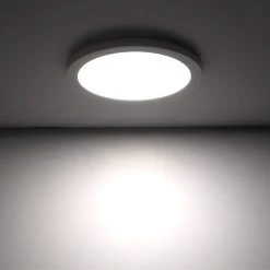 9" LED Downlight - White Magnetic Trim - 18W Dimmable Flush Mount Ceiling Light - 1440 Lumens - Warm 3000K - 100W Equivalent -Nebo Sales Store lpr 40k9 18 on shot0