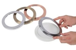 5” LED Downlight with Rose Gold Trim - 6W Flush Mount Ceiling Light - Dimmable Warm White - 4000K/3000K - 360 Lumens - 50W Equivalent -Nebo Sales Store lprm x12 how to 2