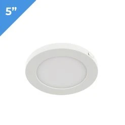 5" LED Downlight - White Magnetic Trim - 6W Dimmable Flush Mount Ceiling Light - 3000K/4000K - 360 Lumens - 50W Equivalent