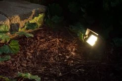 Solid Brass LED-Ready Landscape Flood Light with 3W G4 Bulb - 390 Lumens - 40W Equivalent - 3000K/4000K - Outdoor LED Lighting -Nebo Sales Store lsbf bz on