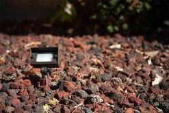 Solid Brass LED-Ready Landscape Flood Light with 3W G4 Bulb - 390 Lumens - 40W Equivalent - 3000K/4000K - Outdoor LED Lighting -Nebo Sales Store lsff bz kit close up daytime