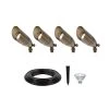 LED Landscape Lighting Expansion Kit - 4 Spotlights | Energy-Efficient Outdoor Lighting