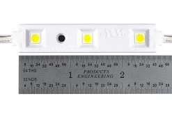 Single Color LED Module - 3 SMD LEDs, 57 Lumens, 4900K, 25-Pack/100-Pack for Sign Lighting & Trade Shows -Nebo Sales Store lsm x3x3 ruler