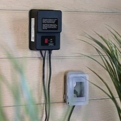 200W Low-Voltage Landscape Lighting Transformer with Photocell & Timer - DiodeDrive® Series - 12VAC 14 200W Low-Voltage Landscape Lighting Transformer with Photocell & Timer - DiodeDrive® Series - 12VAC -Nebo Sales Store lvt 200w 12vac mounted on exterior wall