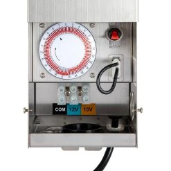 DiodeDrive® 75W Low Voltage Stainless Steel Transformer with Timer - 12V/15V Multi-Tap Output for LED Landscape Lighting 10 DiodeDrive® 75W Low Voltage Stainless Steel Transformer with Timer - 12V/15V Multi-Tap Output for LED Landscape Lighting -Nebo Sales Store lvt 75w ss2t close up 2023