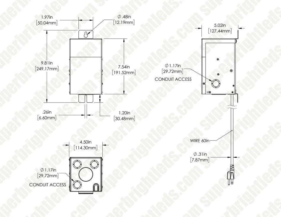 6 LED Spotlights & 4 Cone Shade Path Lights Kit with Stainless Steel Transformer - Natural White Landscape Lighting 11 6 LED Spotlights & 4 Cone Shade Path Lights Kit with Stainless Steel Transformer - Natural White Landscape Lighting - Image 11