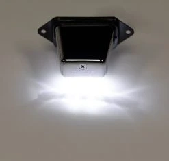 Great White LED License Plate Light - Chrome Housing - 2 LEDs - Clear Lens for Cars, Trucks & SUVs -Nebo Sales Store m296xc on