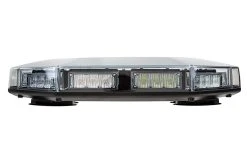 Mini Emergency LED Light Bar - Magnetic Mount, 12V Plug, 360° Amber/White with Toggle Switch -Nebo Sales Store magnetic emergency led 360 strobe mini light bar profile