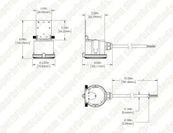 Merrytek Microwave Motion Sensor - 360° Detection, Remote Controlled, Reflector Mount, 120-277 VAC, Remote Included -Nebo Sales Store mc054v rc b 054 c