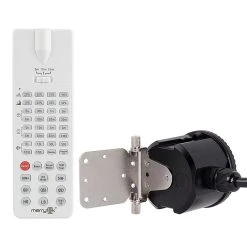 Merrytek Microwave Motion Sensor - 360° Detection, Remote Controlled, Reflector Mount, 120-277 VAC, Remote Included