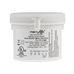 Merrytek Microwave Occupancy Sensor - Remote Controlled, 120-277 VAC, Energy-Efficient Motion Sensor for LED Lighting -Nebo Sales Store mc054v rc x label updated