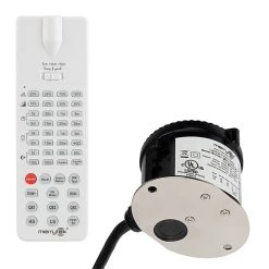 Merrytek Microwave Motion Sensor - 360° Detection, Remote Controlled, Fixed Mount, 120-277 VAC