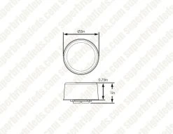 Optronics GloLight LED Clearance & Side Marker Light - 2" Round, Amber, 6 LEDs, Submersible - Commercial Truck & Trailer Lighting 9 Optronics GloLight LED Clearance & Side Marker Light - 2" Round, Amber, 6 LEDs, Submersible - Commercial Truck & Trailer Lighting -Nebo Sales Store mcl155abp 1 2