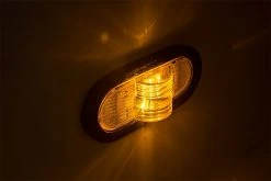 Amber LED Oval Mid-Ship Turn Signal & Side Marker Light - 9 LEDs - Durable Truck Lighting 11 Amber LED Oval Mid-Ship Turn Signal & Side Marker Light - 9 LEDs - Durable Truck Lighting -Nebo Sales Store mid turn signal marker led light