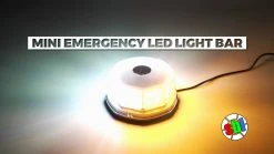 Mini Emergency LED Strobe Beacon - Magnetic Surface Mount - 12V Plug for Vehicles & Construction -Nebo Sales Store minilightbarthumb