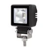 2.5” Square Mini LED Pod Light - Flood Beam, Amber Accent, 1,850 Lumens, 6500K - Single or 2-Pack for Emergency & Service Vehicles