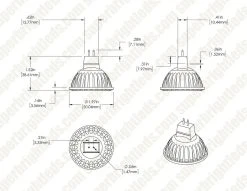 MR16 LED Landscape Light Bulb - 120° Beam - 35W Equivalent - 12VDC - 4000K Cool White - 6-Pack -Nebo Sales Store mr16 b5smd 30