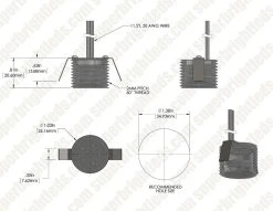 6-Pack 0.25W Round Metal Mini LED Deck/Step Lights - 40mm, 4500K Natural White, Brushed Nickel - Energy-Efficient Accent Lighting -Nebo Sales Store mrlf 6nw assembly digimark