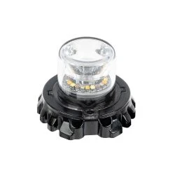 LED Hideaway Strobe Light - Multi-Color Emergency Vehicle Warning Light - Surface Mount - Red/Amber/Blue/White - Single Unit