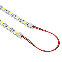 Narrow Rigid LED Light Bar - 690 Lumens, High Power 3-Chip SMD LEDs, Natural White for Sign Lighting & Trade Show Booths -Nebo Sales Store narrow rigid light bar 3 chip led connected