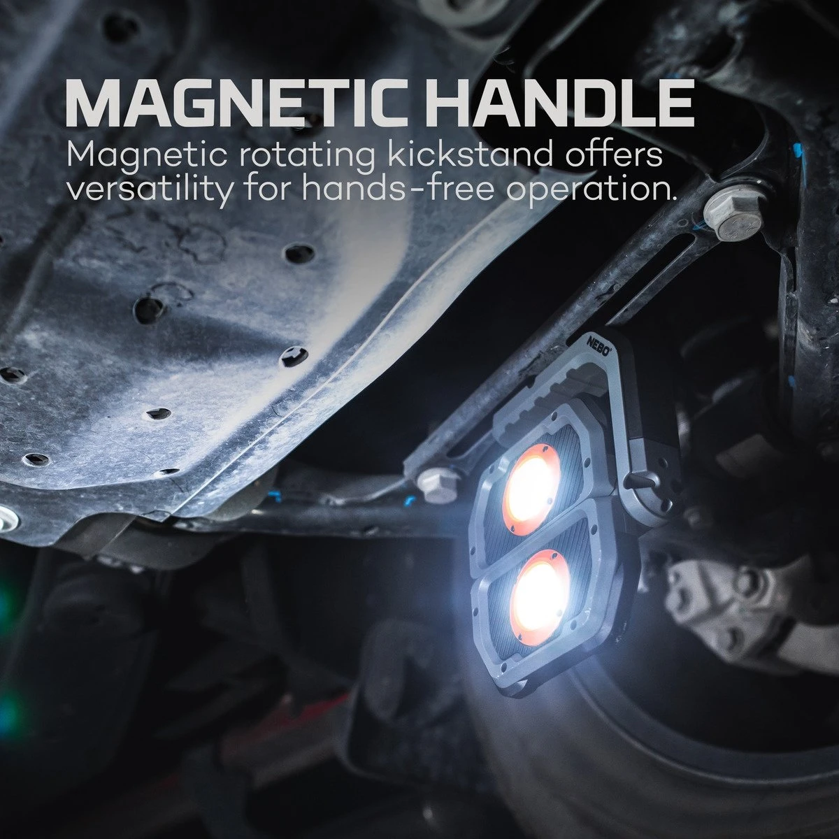 NEBO OMNI 3K Rechargeable Work Light - 3,000 Lumen Multi-Directional LED Flashlight & Power Bank 4 NEBO OMNI 3K Rechargeable Work Light - 3,000 Lumen Multi-Directional LED Flashlight & Power Bank - Image 4