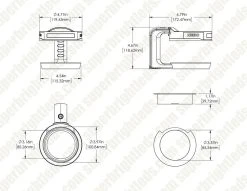 NEBO GLOW - Dimmable LED Light & Tumbler Handle, 220 Lumens - Portable Flashlight for Camping, Hiking & Emergencies -Nebo Sales Store nebo glow