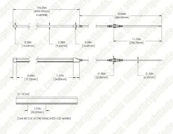 Neon LED Strip Lights - 5m Warm White Side Bend Neon Flex, IP65, 24V for Sign Lighting & Trade Show Booths -Nebo Sales Store nfsb dims drawinngs