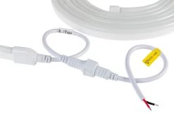 Neon LED Strip Lights - 5m Warm White Side Bend Neon Flex, IP65, 24V for Sign Lighting & Trade Show Booths -Nebo Sales Store nfsb xk5m ends