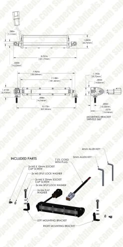 7" Slim Off-Road LED Light Bar - 18W, 1,650 Lumens - Durable Vehicle Lighting for Emergency & Service 23 7" Slim Off-Road LED Light Bar - 18W, 1,650 Lumens - Durable Vehicle Lighting for Emergency & Service -Nebo Sales Store orbm7 18ws fl for site01