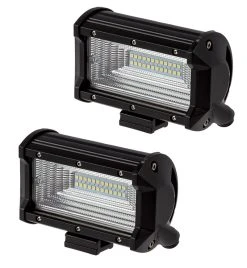 5" Matrix Series Off-Road LED Light Bars - 36W Flood, 1,500 Lumens, 2 Pack with Slide Mounts