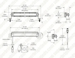 30" Ultra Series LED Light Bar - 85W, 12,250 Lumens, Combination Beam for Vehicles -Nebo Sales Store orbu30 85ws cb